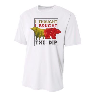 I Thought I Bought The Dip Bitcoin Performance Sprint T-Shirt