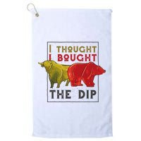 I Thought I Bought The Dip Bitcoin Golf Towel