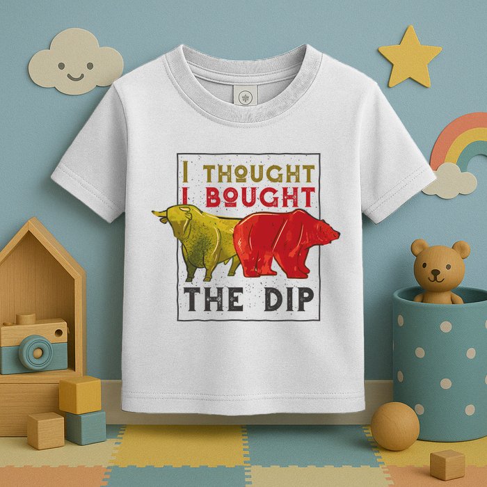 I Thought I Bought The Dip Bitcoin Toddler T-Shirt