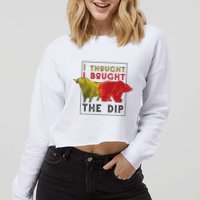 I Thought I Bought The Dip Bitcoin Cropped Pullover Crew