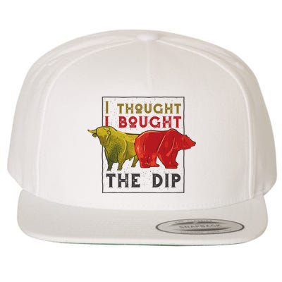 I Thought I Bought The Dip Bitcoin Wool Snapback Cap