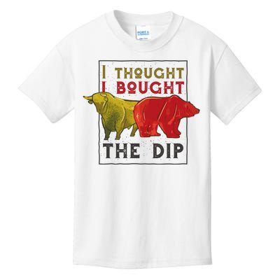 I Thought I Bought The Dip Bitcoin Kids T-Shirt