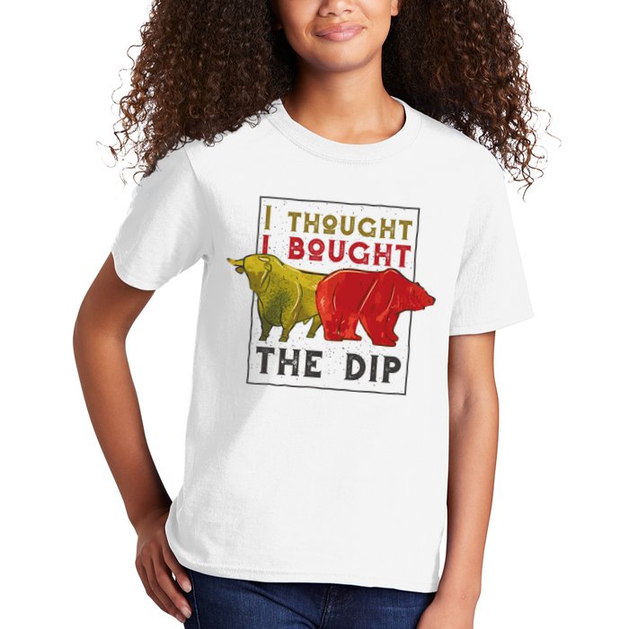 I Thought I Bought The Dip Bitcoin Kids T-Shirt