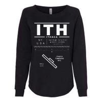 Ithaca Tompkins International Airport New York Ith Womens California Wash Sweatshirt