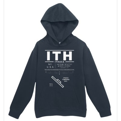 Ithaca Tompkins International Airport New York Ith Urban Pullover Hoodie