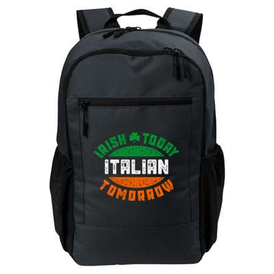 Irish Today Italian Green Saint Patricks Day St Pattys Patti Gift Daily Commute Backpack