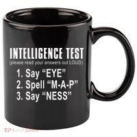 Intelligence Test 11oz C Handle Ceramic Mug