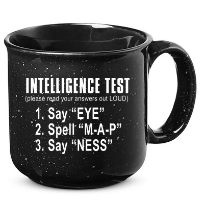 Intelligence Test 15oz Campfire Ceramic Mug