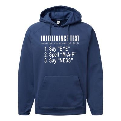 Intelligence Test Performance Fleece Hoodie