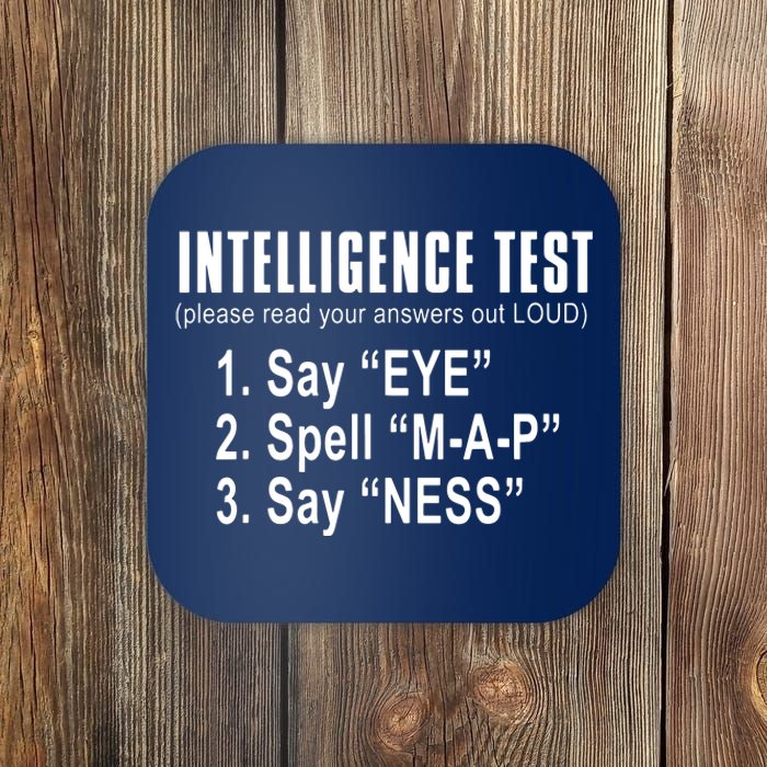 Intelligence Test Coaster