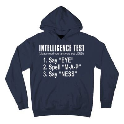 Intelligence Test Tall Hoodie