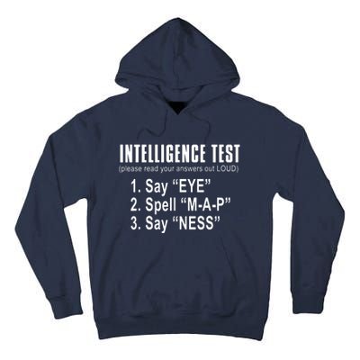 Intelligence Test Tall Hoodie