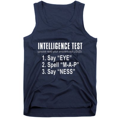 Intelligence Test Tank Top