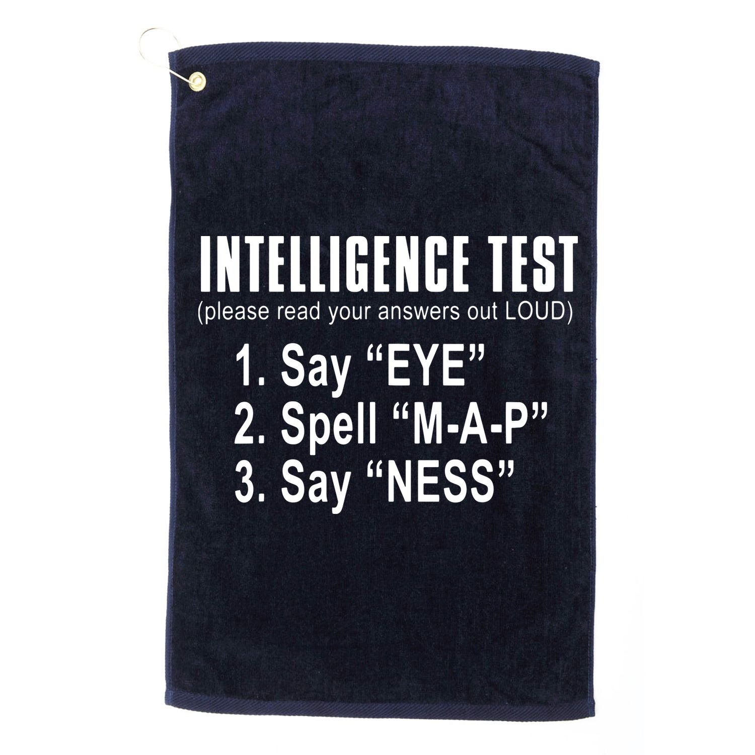 Intelligence Test Golf Towel
