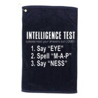 Intelligence Test Platinum Collection Golf Towel