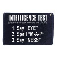 Intelligence Test Grommeted Golf Towel