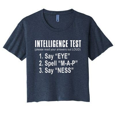 Intelligence Test Crop Top