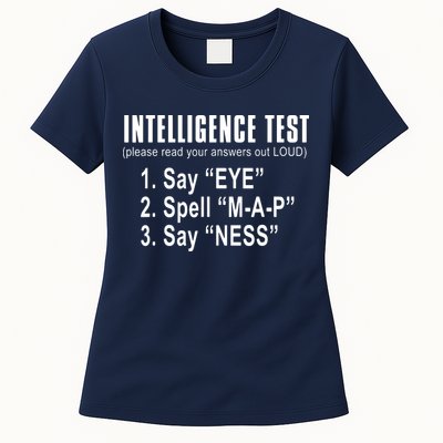 Intelligence Test Womens T-Shirt