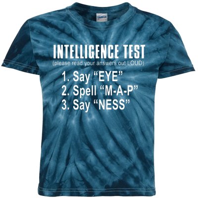 Intelligence Test Kids Tie-Dye T-Shirt