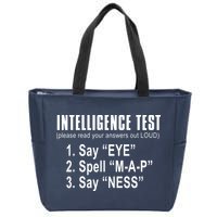 Intelligence Test Zip Tote Bag