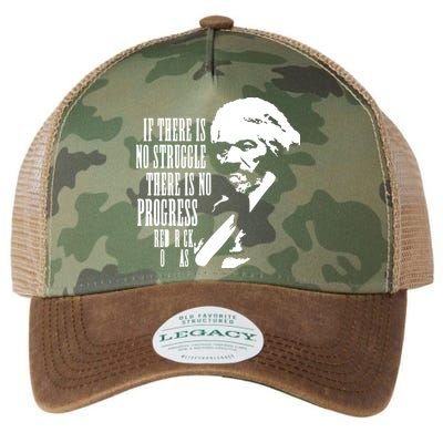 If There Is No Struggle There Is No Progress Legacy Tie Dye Trucker Hat