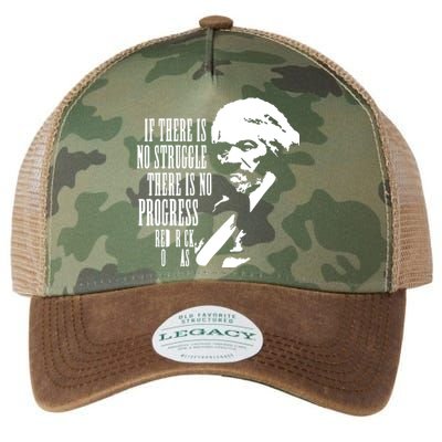 If There Is No Struggle There Is No Progress Legacy Tie Dye Trucker Hat