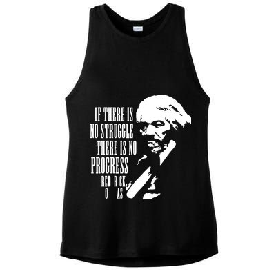 If There Is No Struggle There Is No Progress Ladies PosiCharge Tri-Blend Wicking Tank