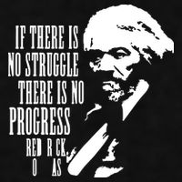 If There Is No Struggle There Is No Progress Ladies PosiCharge Tri-Blend Wicking Tank