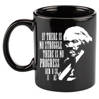 If There Is No Struggle There Is No Progress 11oz C Handle Ceramic Mug