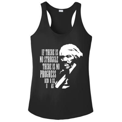If There Is No Struggle There Is No Progress Ladies PosiCharge Competitor Racerback Tank