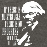 If There Is No Struggle There Is No Progress Cotton Canvas Backpack