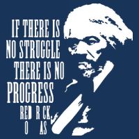 If There Is No Struggle There Is No Progress 7 Panel Mesh Trucker Snapback Hat