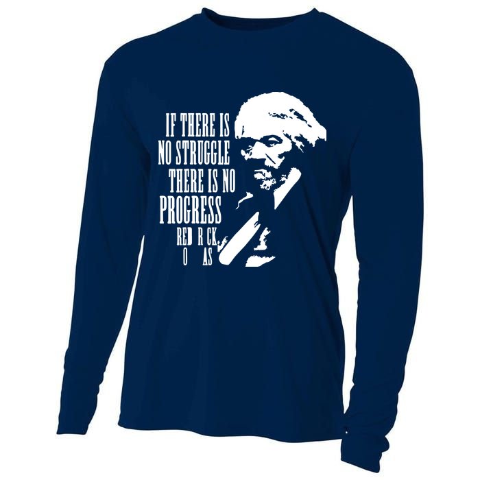 If There Is No Struggle There Is No Progress Cooling Performance Long Sleeve Crew