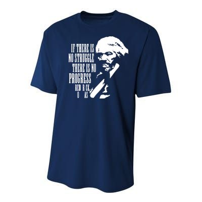 If There Is No Struggle There Is No Progress Youth Performance Sprint T-Shirt