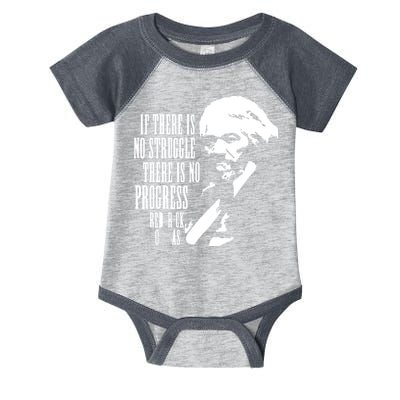 If There Is No Struggle There Is No Progress Infant Baby Jersey Bodysuit