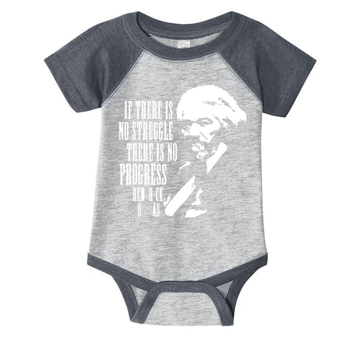 If There Is No Struggle There Is No Progress Infant Baby Jersey Bodysuit