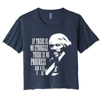 If There Is No Struggle There Is No Progress Crop Top