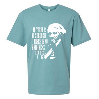 If There Is No Struggle There Is No Progress Sueded Cloud Jersey T-Shirt
