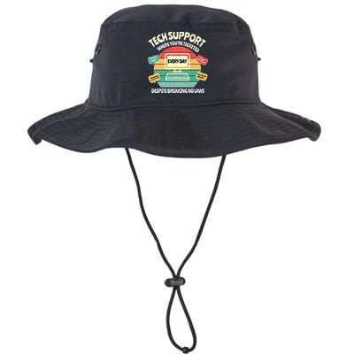 Information Technology I T Department Funny Tech Support Legacy Cool Fit Booney Bucket Hat