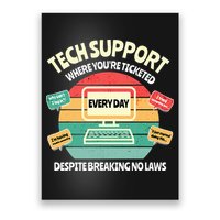 Information Technology I T Department Funny Tech Support Poster