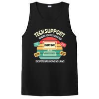 Information Technology I T Department Funny Tech Support PosiCharge Competitor Tank