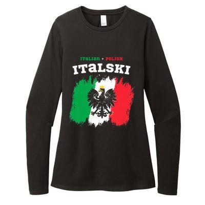 Italski the Italian Polish Hybrid Womens CVC Long Sleeve Shirt