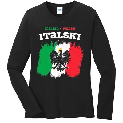 Italski the Italian Polish Hybrid Ladies Long Sleeve Shirt