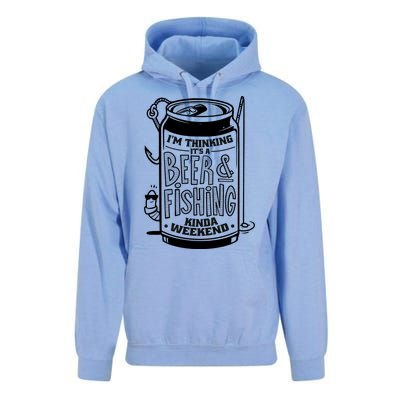 I'm Thinking It's A Beer And Fishing Kinda Weekend Unisex Surf Hoodie