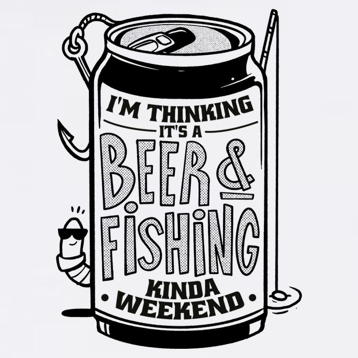 I'm Thinking It's A Beer And Fishing Kinda Weekend Adult Drive Performance Visor