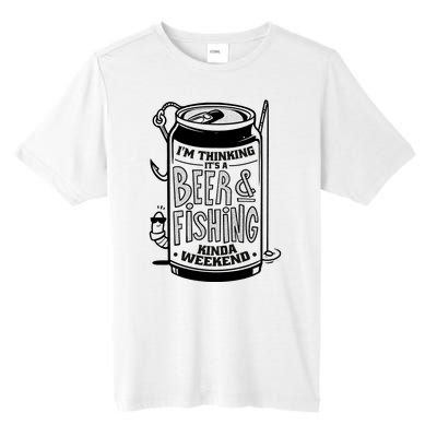 I'm Thinking It's A Beer And Fishing Kinda Weekend Tall Fusion ChromaSoft Performance T-Shirt