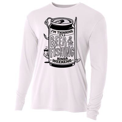 I'm Thinking It's A Beer And Fishing Kinda Weekend Cooling Performance Long Sleeve Crew