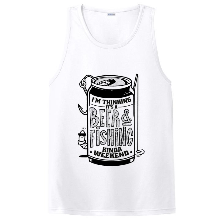 I'm Thinking It's A Beer And Fishing Kinda Weekend PosiCharge Competitor Tank