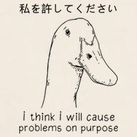 I Think I Will Cause Problems On Purpose Funny Goose Garment-Dyed Women's Muscle Tee