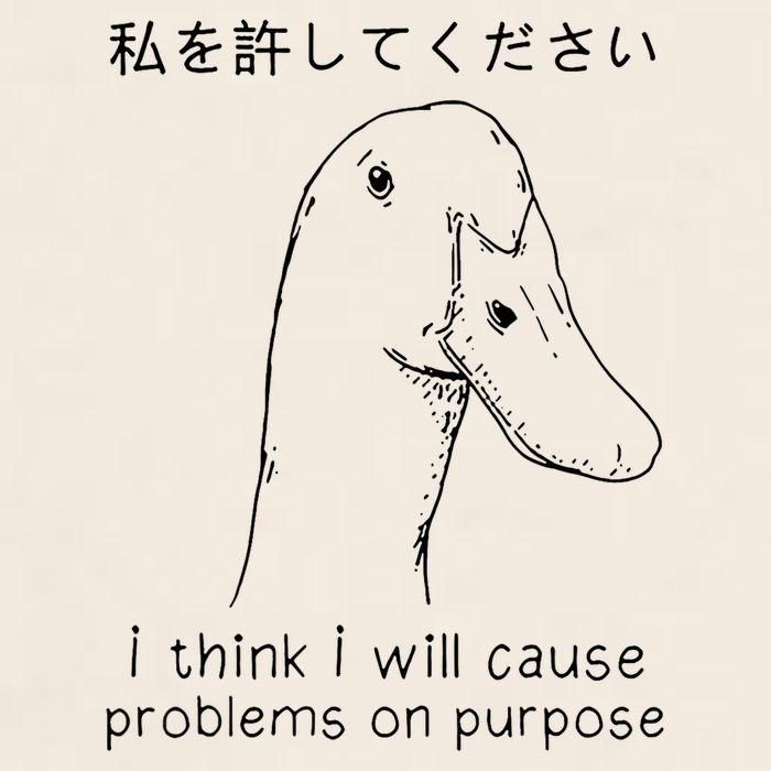 I Think I Will Cause Problems On Purpose Funny Goose Garment-Dyed Women's Muscle Tee